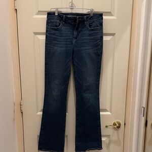 American Eagle Outfitters Dark Blue Flare Jeans